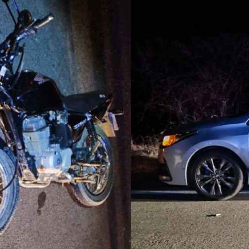 Colisão em Tanhaçu deixa homem ferido e mobiliza SAMU na BA-142