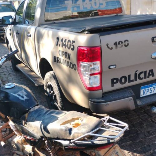 Companhia Rodoviária de Brumado recupera motocicleta roubada