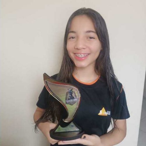 Conquistense de 12 anos brilha e conquista título brasileiro de xadrez