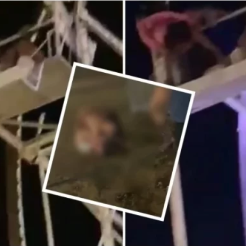 Criança cai de roda gigante durante festa de São João em Ipirá