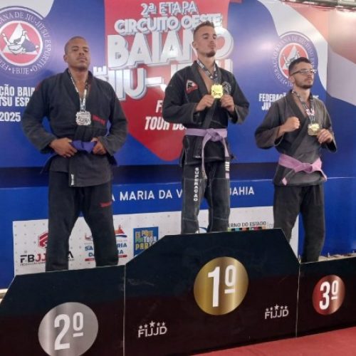 Dalsin sobe mais uma vez ao Pódio em circuito baiano de Jiu-Jitsu