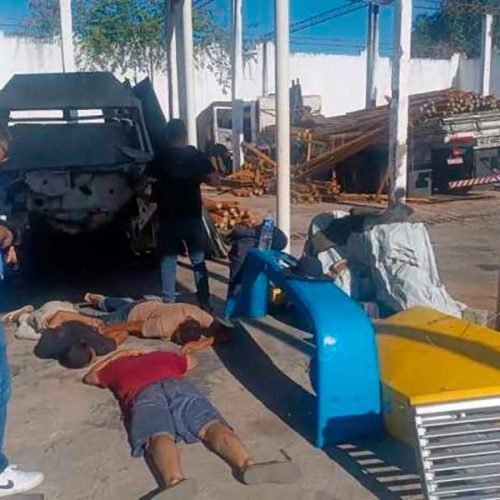 Dois disparos e duas horas de terror: caminhão roubado é recuperado às magens da BR-116 em Poções