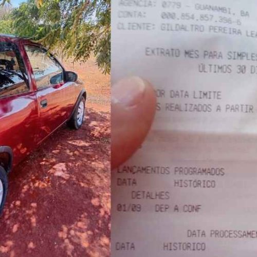 Golpe do falso depósito deixa vendedor de carro no prejuízo em Guanambi