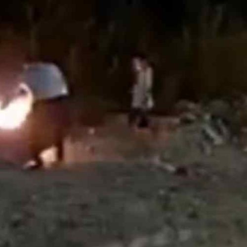 Homem incendeia sofá e provoca fogo em vegetação próximo a residências na cidade de Barreiras