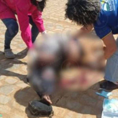 Motociclista gravemente ferido após batida com carro em Encruzilhada