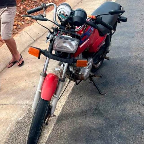 Motociclista se fere ao perder controle de moto em ladeira de Caetité
