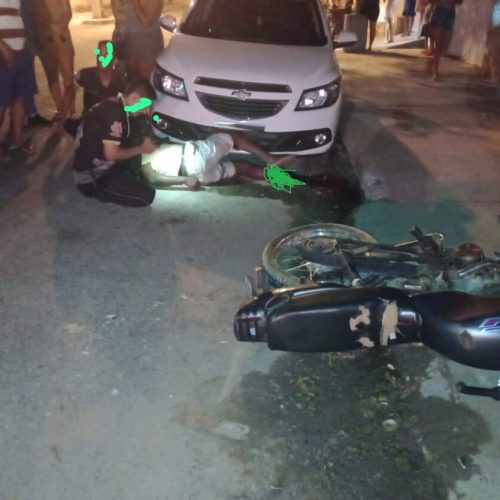 Motociclista tem pé amputado após grave acidente em Guanambi