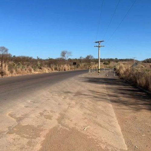 No meio do caminho tem um poste: risco diário para quem trafega na BR-030 na Bahia