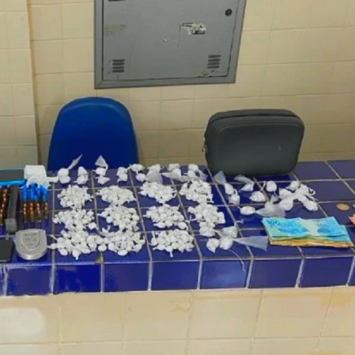 PM apreende cocaína e munições em Brumado