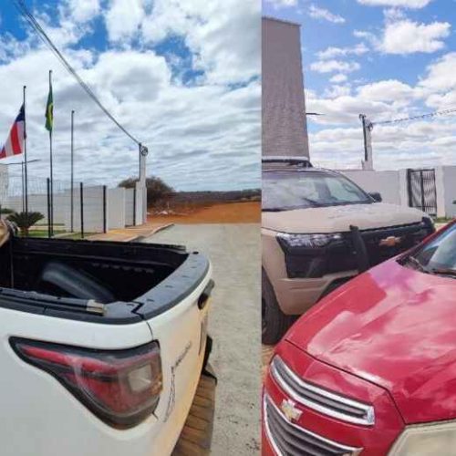 PM recupera carros roubados de Salvador e Belo Horizonte em Caculé