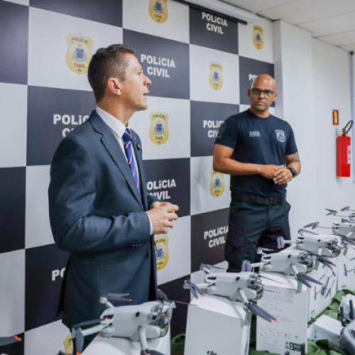 Polícia Civil passa a usar drones em operações; investimento ultrapassa R$ 1,5 milhão
