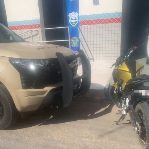 Polícia Militar apreende motocicleta clonada em Lagoa Real