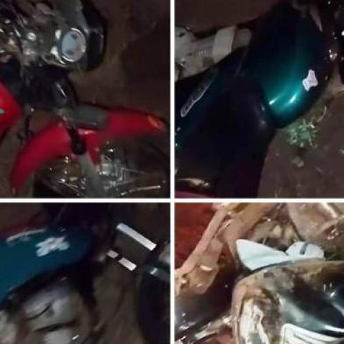 Quatro jovens ficam feridos após colisão com novilhas na BR-122, em Pindaí