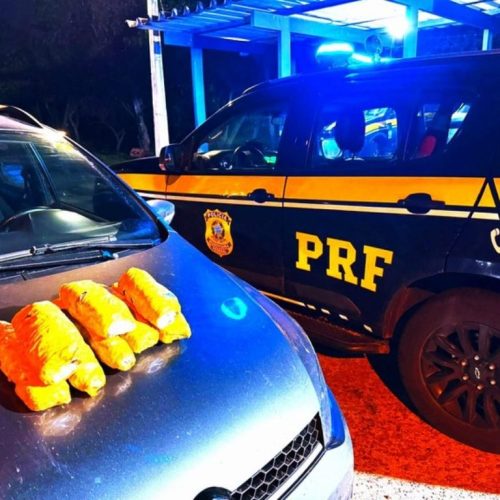 Quatro mulheres são presas com 8 quilos de maconha escondidos em airbag na BR-324
