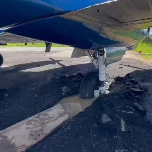 UTI aérea fica atolado no Aeroporto de Ipiaú
