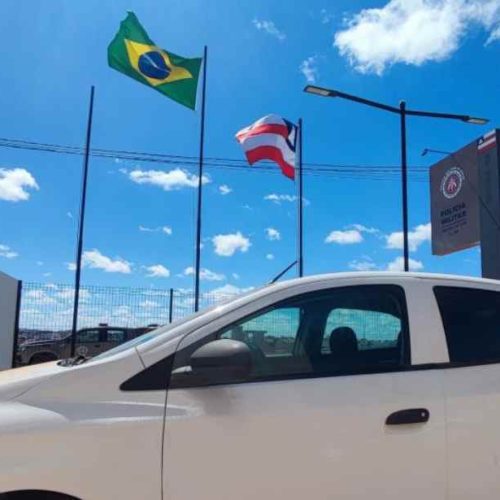 Veja como a PM recuperou carro roubado com chassi adulterado e prendeu suspeito em Caculé